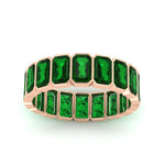 Load image into Gallery viewer, bezel-emerald-cut-5-carat-emerald-eternity-wedding-band-in-rose-gold-FD-10417EMBGEMGRANGLE5-5.00CT-NL-RG
