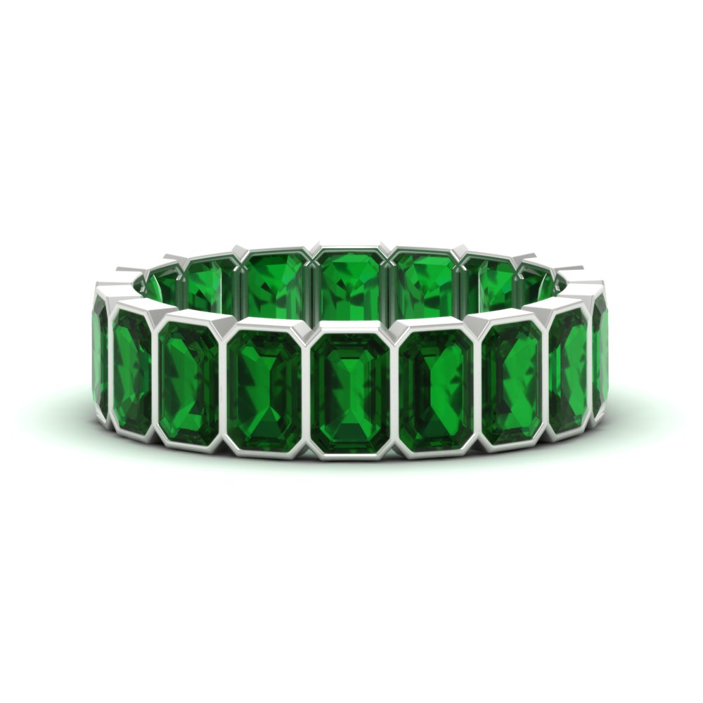 bezel-emerald-cut-5-carat-emerald-eternity-wedding-band-in-white-gold-FD-10417EMBGEMGR-5.00CT-NL-WG