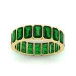 Load image into Gallery viewer, bezel-emerald-cut-5-carat-emerald-eternity-wedding-band-in-yellow-gold-FD-10417EMBGEMGRANGLE5-5.00CT-NL-YG
