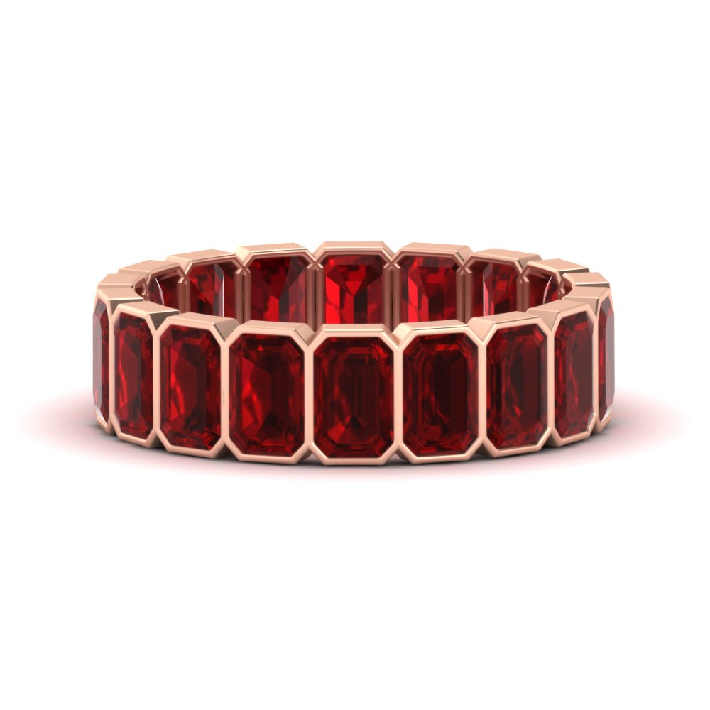 bezel-emerald-cut-5-carat-ruby-eternity-wedding-band-in-rose-gold-FD-10417EMBGRUDR-5.00CT-NL-RG