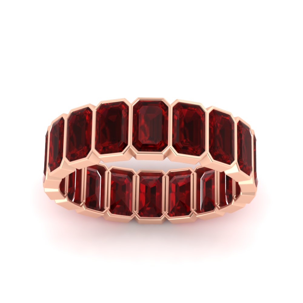 bezel-emerald-cut-5-carat-ruby-eternity-wedding-band-in-rose-gold-FD-10417EMBGRUDRANGLE5-5.00CT-NL-RG