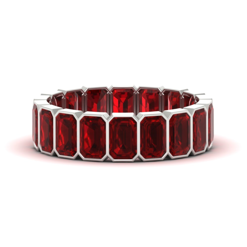 bezel-emerald-cut-5-carat-ruby-eternity-wedding-band-in-white-gold-FD-10417EMBGRUDR-5.00CT-NL-WG