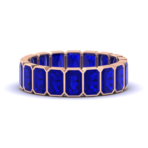 bezel-emerald-cut-5-carat-sapphire-eternity-wedding-band-in-rose-gold-FD-10417EMBGSABL-5.00CT-NL-RG