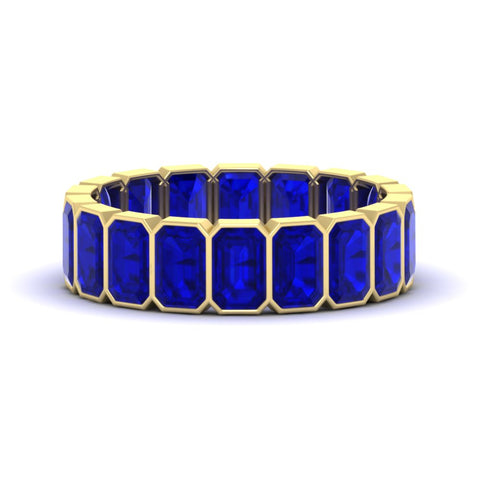 bezel-emerald-cut-5-carat-sapphire-eternity-wedding-band-in-yellow-gold-FD-10417EMBGSABL-5.00CT-NL-YG