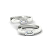 Load image into Gallery viewer, bezel-emerald-diamond-huggie-hoop-earrings-in-yellow-gold-fdear11743emangle5-nl-wg.jpg?v=1778041045