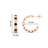 Load image into Gallery viewer, bezel-half-round-cut-black-diamond-hoop-earring-in-rose-gold-fdear86441gblackangle2-nl-rg-hw.jpg