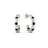 Load image into Gallery viewer, bezel-half-round-cut-black-diamond-hoop-earring-in-white-gold-fdear86441gblackangle1-nl-wg.jpg