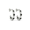 Load image into Gallery viewer, bezel-half-round-cut-black-diamond-hoop-earring-in-white-gold-fdear86441gblackangle5-nl-wg.jpg