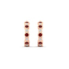 Load image into Gallery viewer, bezel-half-round-cut-ruby-hoop-earring-in-rose-gold-fdear86441grudrangle3-nl-rg.jpg