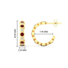 Load image into Gallery viewer, bezel-half-round-cut-ruby-hoop-earring-in-yellow-gold-fdear86441grudrangle2-nl-yg-hw.jpg