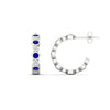 Load image into Gallery viewer, bezel-half-round-cut-sapphire-hoop-earring-in-white-gold-fdear86441gsablangle2-nl-wg.jpg