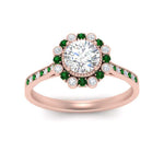 Load image into Gallery viewer, Bezel Halo Round Diamond Engagement Ring
