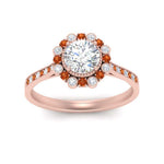 Load image into Gallery viewer, Bezel Halo Round Diamond Engagement Ring
