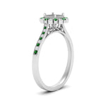Load image into Gallery viewer, Bezel Halo Semi Mount Engagement Ring
