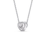 Load image into Gallery viewer, Solitaire Bezel Heart Shape Pendant
