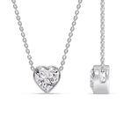Load image into Gallery viewer, Solitaire Bezel Heart Shape Pendant
