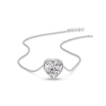 Load image into Gallery viewer, Solitaire Bezel Heart Shape Pendant
