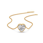Load image into Gallery viewer, Solitaire Bezel Heart Shape Pendant
