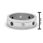 Load image into Gallery viewer, Bezel Stone Accent Engagement Ring
