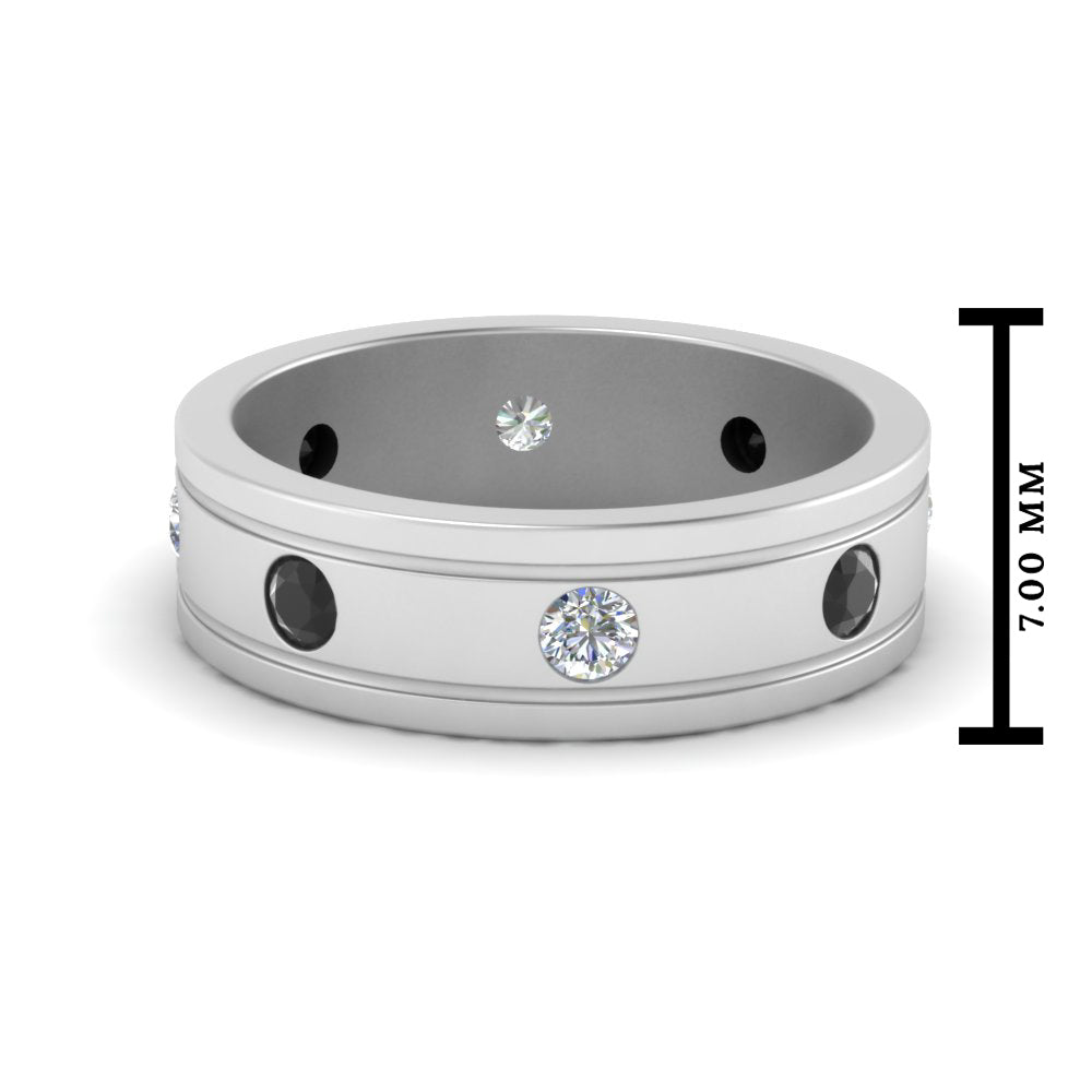 Bezel Stone Accent Engagement Ring