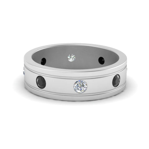 Bezel Stone Accent Engagement Ring