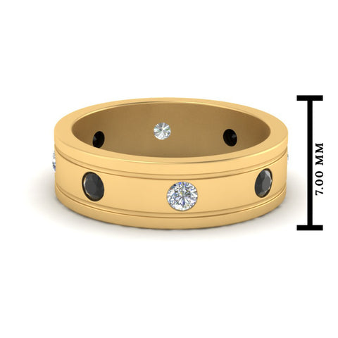 Bezel Stone Accent Engagement Ring