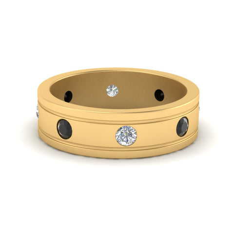 Bezel Stone Accent Engagement Ring