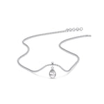 Load image into Gallery viewer, Bezel Pear Water Drop Solitaire Pendant
