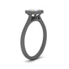 Load image into Gallery viewer, Asscher Cut Petite Bezel Solitaire Engagement Ring
