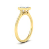 Load image into Gallery viewer, Asscher Cut Petite Bezel Solitaire Engagement Ring