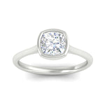 Load image into Gallery viewer, Petite Bezel Solitaire Engagement Ring
