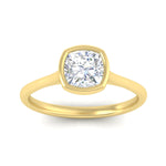 Load image into Gallery viewer, Petite Bezel Solitaire Engagement Ring
