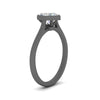 Load image into Gallery viewer, Heart Shaped Petite Bezel Solitaire Engagement Ring