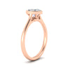 Load image into Gallery viewer, Heart Shaped Petite Bezel Solitaire Engagement Ring