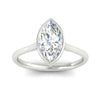 Load image into Gallery viewer, Marquise Cut Petite Bezel Solitaire Engagement Ring