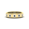 Load image into Gallery viewer, bezel-round-black-diamond-mens-wedding-ring-in-yellow-gold-FDM11147GBLACK-NL-YG