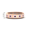 Load image into Gallery viewer, bezel-round-pink-sapphire-mens-wedding-ring-in-rose-gold-FDM11147GSADRPI-NL-RG-HW