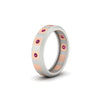 Load image into Gallery viewer, bezel-round-pink-sapphire-mens-wedding-ring-in-white-gold-FDM11147GSADRPIANGLE2-NL-WG