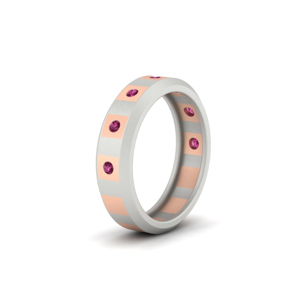 bezel-round-pink-sapphire-mens-wedding-ring-in-white-gold-FDM11147GSADRPIANGLE2-NL-WG