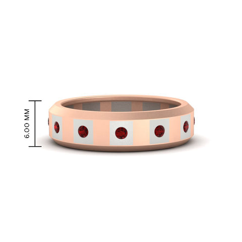 bezel-round-ruby-mens-wedding-ring-in-rose-gold-FDM11147GRUDR-NL-RG-HW