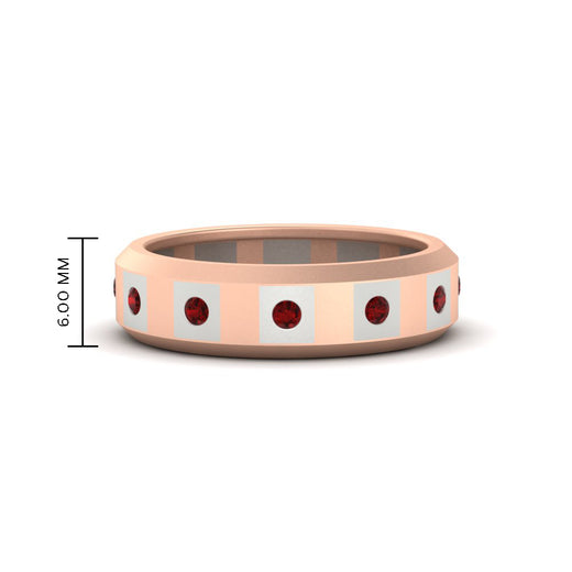 bezel-round-ruby-mens-wedding-ring-in-rose-gold-FDM11147GRUDR-NL-RG-HW