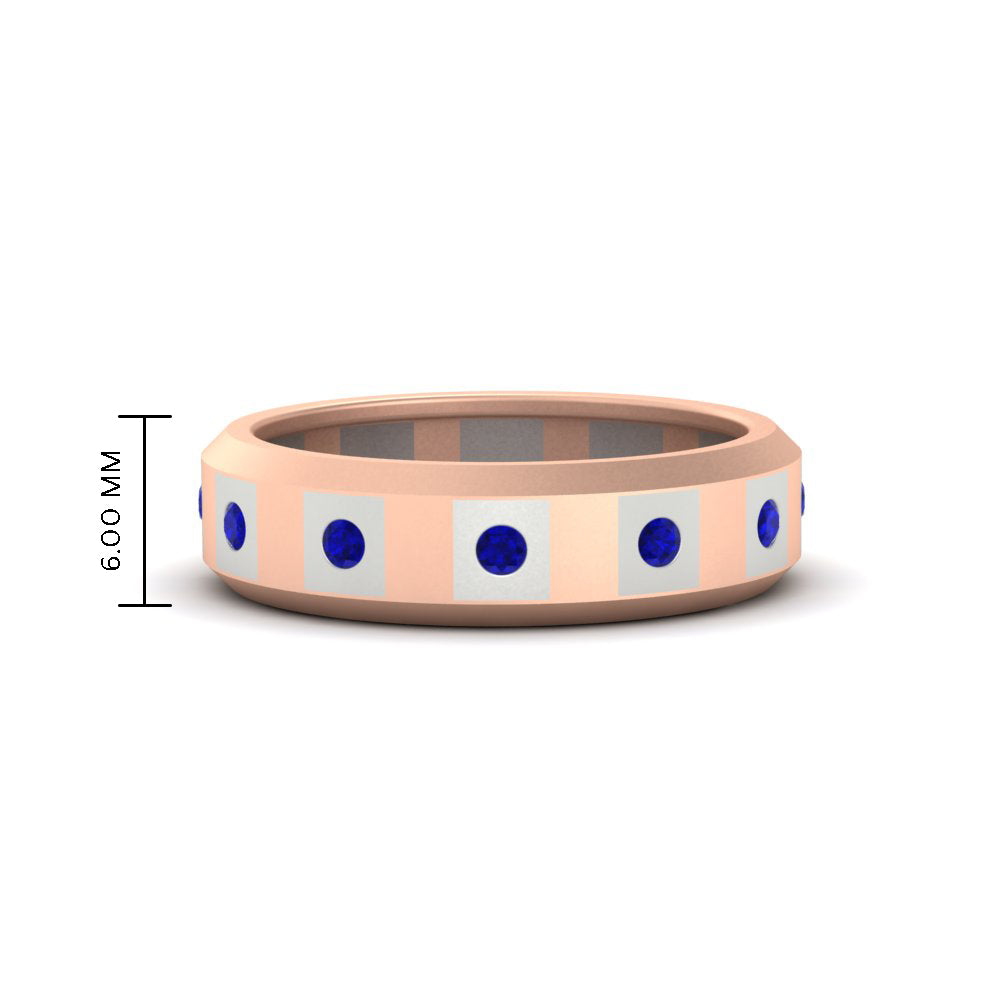bezel-round-sapphire-mens-wedding-ring-in-rose-gold-FDM11147GSABL-NL-RG-HW