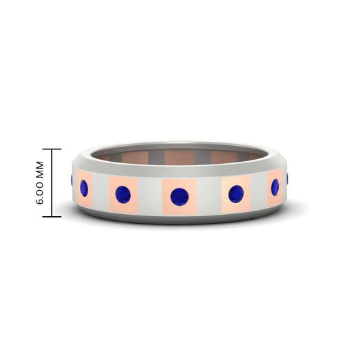 bezel-round-sapphire-mens-wedding-ring-in-white-gold-FDM11147GSABL-NL-WG-HW
