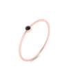 Load image into Gallery viewer, bezel-round-tiny-stackable-band-black-diamond-ring-in-rose-gold-FD9400RORGBLACK-NL-RG.jpg