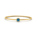 Load image into Gallery viewer, bezel-round-tiny-stackable-band-blue-topaz-ring-in-yellow-gold-FD9400RORGICBLTO-NL-YG.jpg
