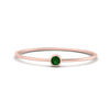 Load image into Gallery viewer, bezel-round-tiny-stackable-band-emerald-ring-in-rose-gold-FD9400RORGEMGR-NL-RG.jpg