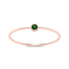 Load image into Gallery viewer, bezel-round-tiny-stackable-band-emerald-ring-in-rose-gold-FD9400RORGEMGR-NL-RG.jpg