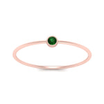 Load image into Gallery viewer, bezel-round-tiny-stackable-band-emerald-ring-in-rose-gold-FD9400RORGEMGR-NL-RG.jpg
