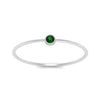 Load image into Gallery viewer, bezel-round-tiny-stackable-band-emerald-ring-in-white-gold-FD9400RORGEMGR-NL-WG.jpg