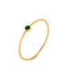 Load image into Gallery viewer, bezel-round-tiny-stackable-band-emerald-ring-in-yellow-gold-FD9400RORGEMGR-NL-YG.jpg
